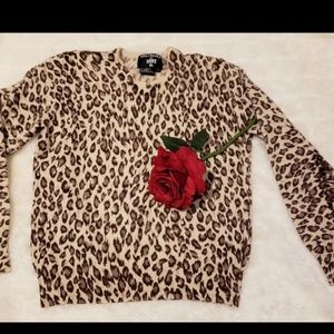 Leopard print sweater